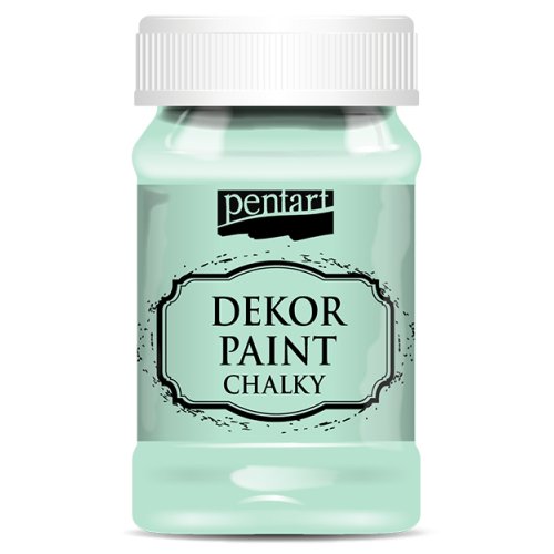 Křídová a dekorační barva PENTART 100 ml MENTOLOVÁ ZELENÁ