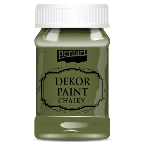 Křídová a dekorační barva PENTART 100 ml TRNOVÁ ZELENÁ
