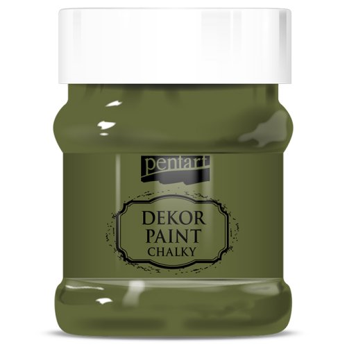 Křídová a dekorační barva PENTART 230 ml TRNOVÁ ZELENÁ