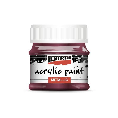 Akrylová barva metalická PENTART 50 ml ZLATOFIALOVÁ