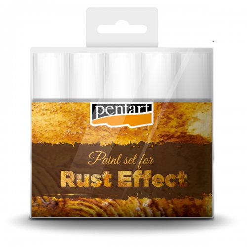 Rezavý efekt sada barev RUST EFFECT PENTART 5 x 20 ml