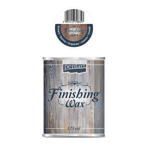 Vosk dokončovací PENTART 125 ml HNĚDÁ