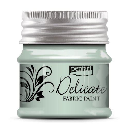 Barva na textil delikátní PENTART 50 ml ZELENOSTŘÍBRNÁ