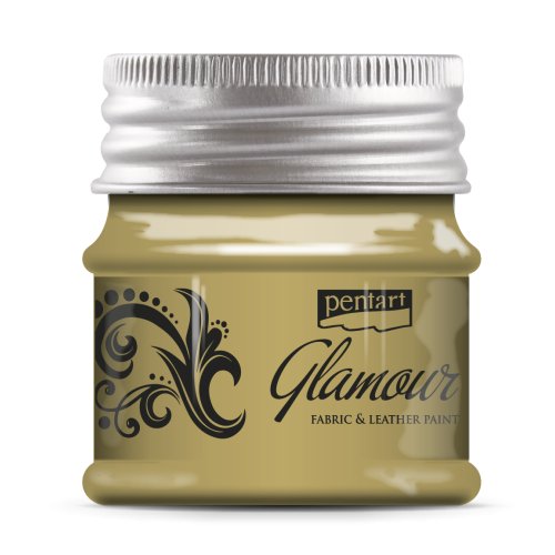 Barva na textil a kůži zářivá PENTART 50 ml ŠAMPAŇSKÁ