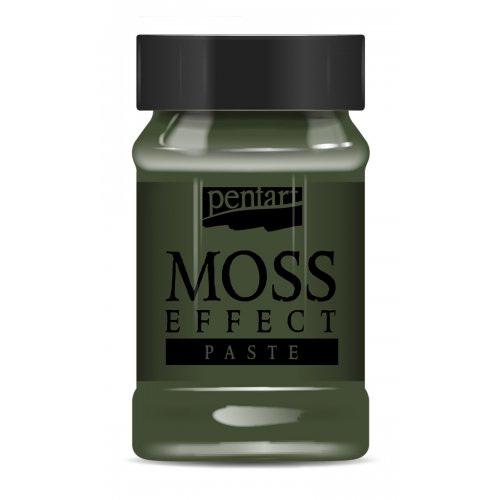 Pasta s mechovým efektem MOSS EFFECT PENTART 100 ml TMAVÁ ZELENÁ