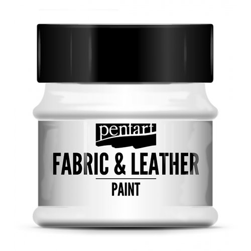 Barva na kůži a textil PENTART 50 ml BÍLÁ