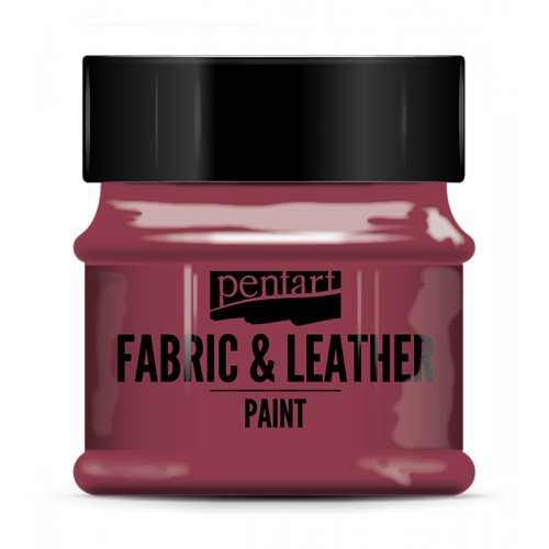 Barva na kůži a textil PENTART 50 ml BORDÓ