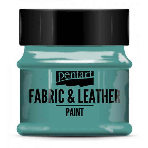 Barva na kůži a textil PENTART 50 ml TYRKYSOVÁ ZELENÁ
