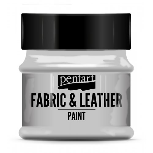 Barva na kůži a textil PENTART 50 ml ŠEDÁ
