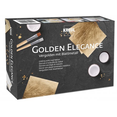 Sada GOLDEN ELEGANCE KREUL zlacení s metalickými plátky - Odkaz