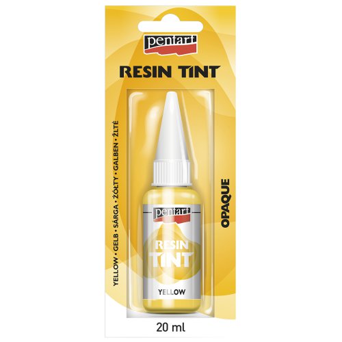 Barva do pryskyřice krycí PENTART 20 ml ŽLUTÁ - PE40060b_drawn.png
