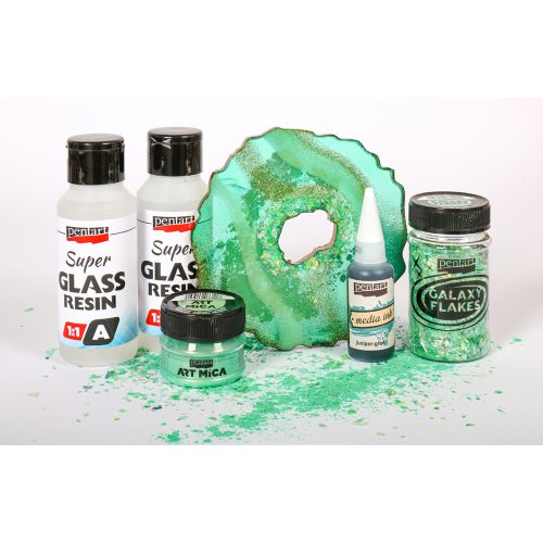 Pryskyřice SUPER GLASS PENTART dvousložková 2x40 ml - Super Glass Resin_img3.jpg