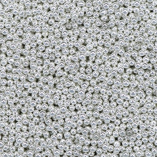 Korálky skleněné MICROBEADS PENTART 40 g STŘÍBRNÁ - PE38973_barva.jpg
