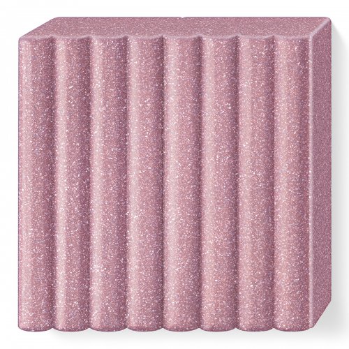 FIMO GLITTER efekt 57 g RŮŽOVÁ ZLATÁ - 8010-212_open.jpg