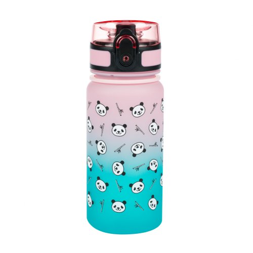Tritanová láhev na pití Gradient Panda 350 ml - obrázek