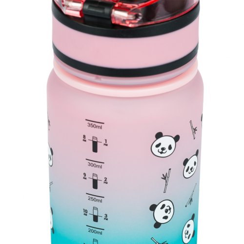 Tritanová láhev na pití Gradient Panda 350 ml - obrázek