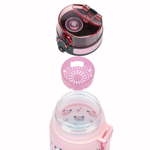 Tritanová láhev na pití Gradient Panda 350 ml - obrázek