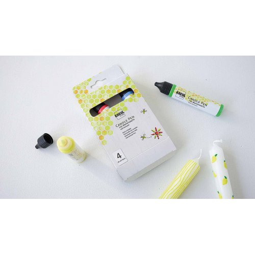 Sada CANDLE PEN KREUL voskové pero pro malování svíček 4 barvy - Odkaz