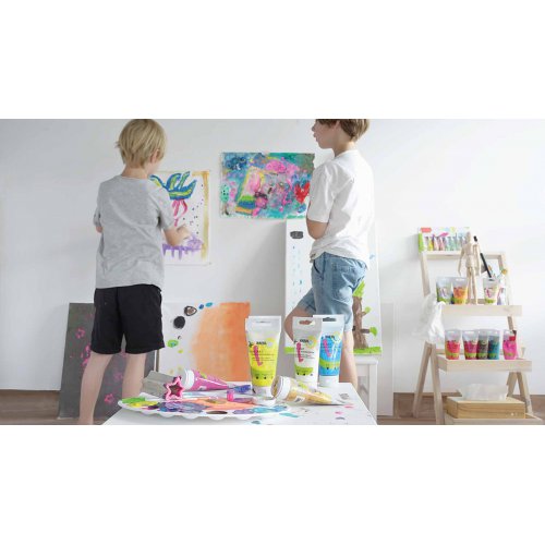 Umělecká barva KIDS ART pro děti 75 ml ZELENÁ - 433_KREUL_KidsArtKinder_7.jpg