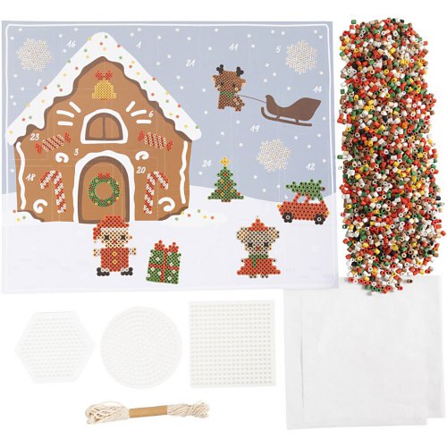 Adventní kalendář zažehlování korálků - obrázek