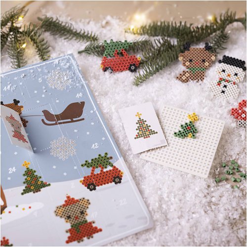 Adventní kalendář zažehlování korálků - obrázek