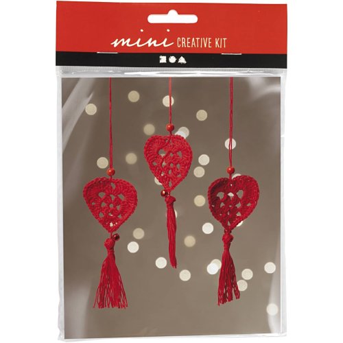 Sada háčkování VALENTÝNSKÁ SRDÍČKA