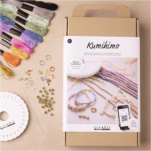 Startovací sada KUMIHIMO - NÁRAMEK PŘÁTELSTVÍ