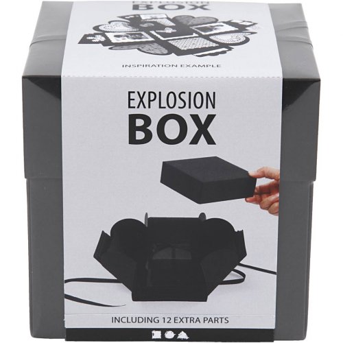 Exploding box k dotvoření ČERNÁ - obrázek