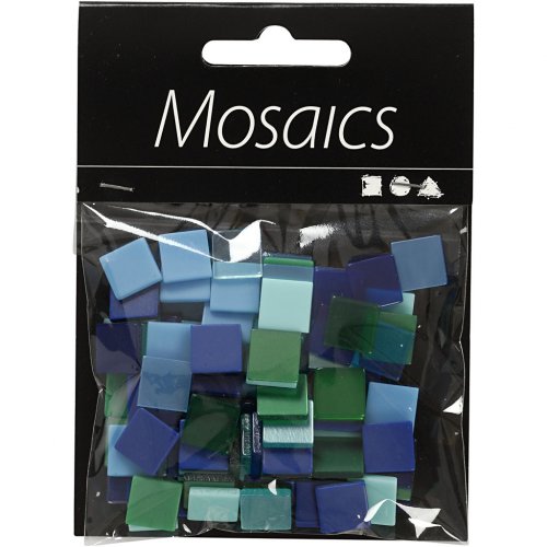 Mozaika MODROZELENÁ 25g v balení - obrázek