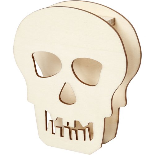 Halloweenská dekorace LEBKA