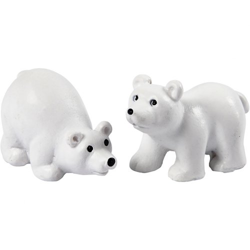 Miniaturní figurky MEDVĚD - 2 ks