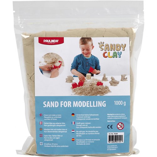 Kinetický písek Sandy Clay – magický tekutý písek 1 kg - obrázek