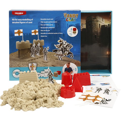 SADA Kinetický písek Sandy Clay – magický tekutý písek HRAD