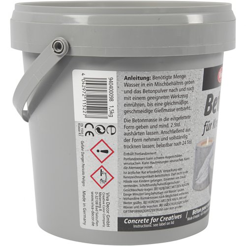 Kreativní beton na modelování 1,5 kg - obrázek