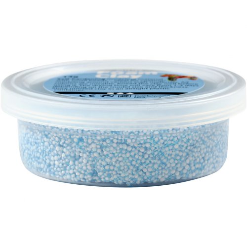 Samotvrdnoucí modelovací pěnová kuličková hmota Foam Clay SADA 6 PASTELOVÝCH A GLITTER BAREV - obrázek