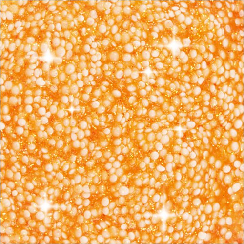 Samotvrdnoucí modelovací pěnová kuličková hmota Foam Clay 35g ORANŽOVÁ TŘPYTIVÁ - obrázek