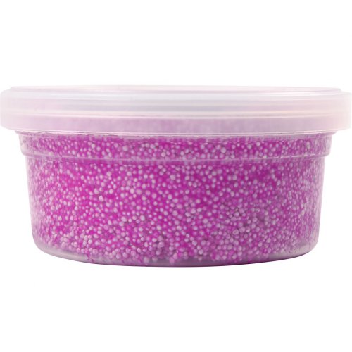 Samotvrdnoucí modelovací pěnová kuličková hmota Foam Clay 35g NEON FIALOVÁ - obrázek