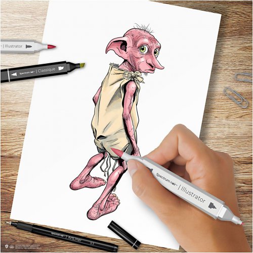 Sada Ilustrace HARRY POTTER KOUZELNÍ PŘÁTELÉ - obrázek
