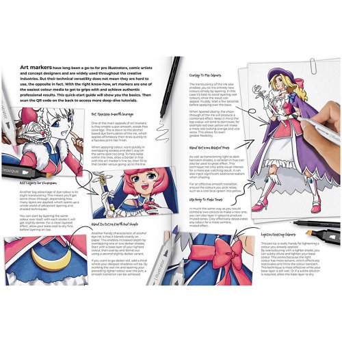 Sada Ilustrace manga NEBESKÉ PANNY - obrázek