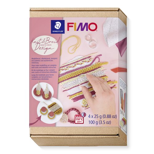 Fimo Soft sada Jak vyrobit PLETENÝ EFEKT