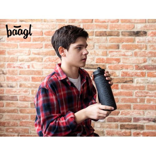 Tritanová láhev na pití Black 800 ml - obrázek