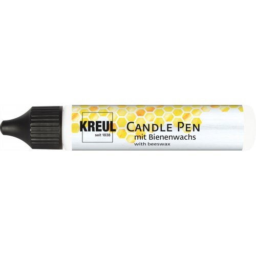 CANDLE PEN KREUL voskové pero pro malování svíček BÍLÁ