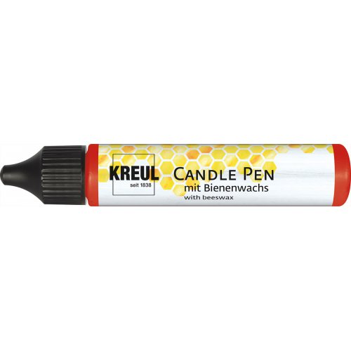 CANDLE PEN KREUL voskové pero pro malování svíček ČERVENÁ
