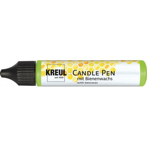 CANDLE PEN KREUL voskové pero pro malování svíček SVĚTLÁ ZELENÁ