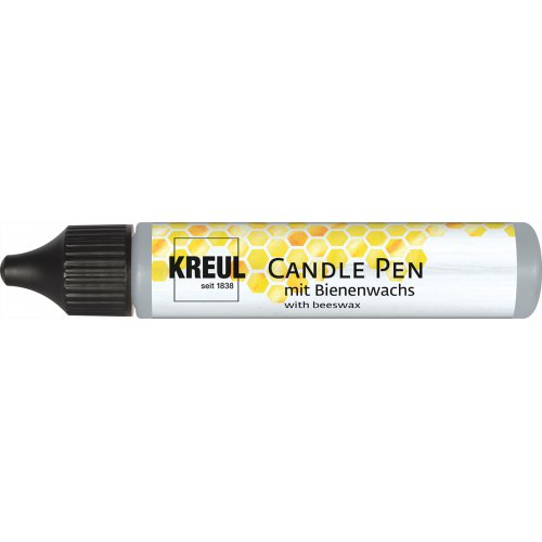 CANDLE PEN KREUL voskové pero pro malování svíček STŘÍBRNÁ