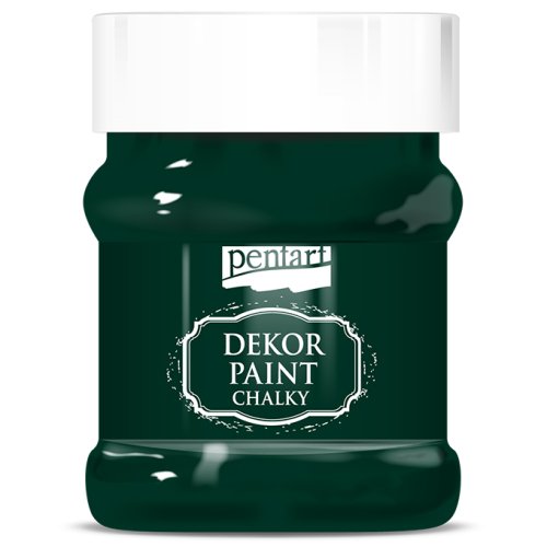 Křídová a dekorační barva PENTART 230 ml BOROVICOVÁ ZELENÁ