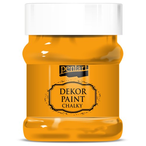 Křídová a dekorační barva PENTART 230 ml ORANŽOVÁ