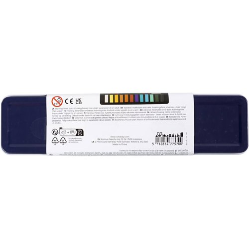 Sada akvarelových barev COLORTIME 12  barev METALICKÁ - obrázek