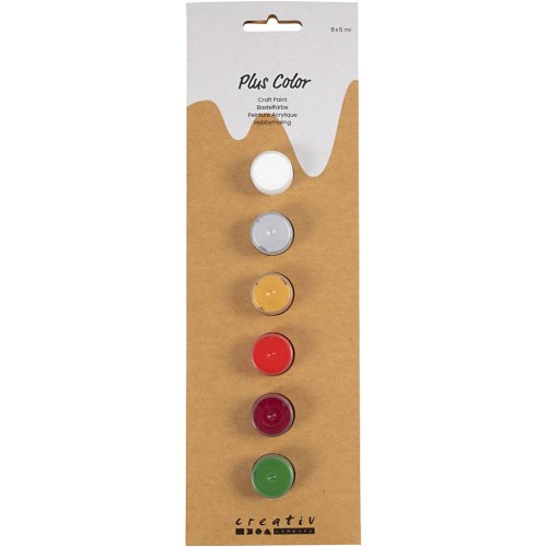 Sada Akrylová barva  Plus Color 6x5 ml VÁNOČNÍ ODSTÍNY