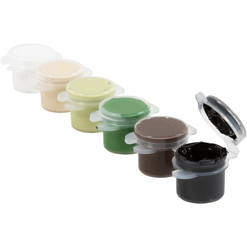 Sada Akrylová barva  Plus Color 6x5 ml PŘÍRODNÍ ODSTÍNY - obrázek